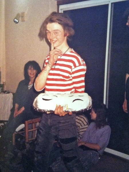 Young Simon Pegg